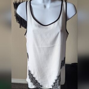 Black and White tank top